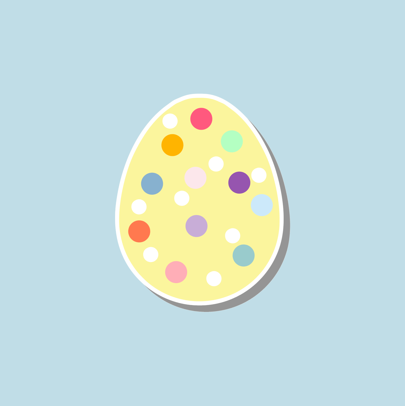 Easter Egg Sticker Sheet