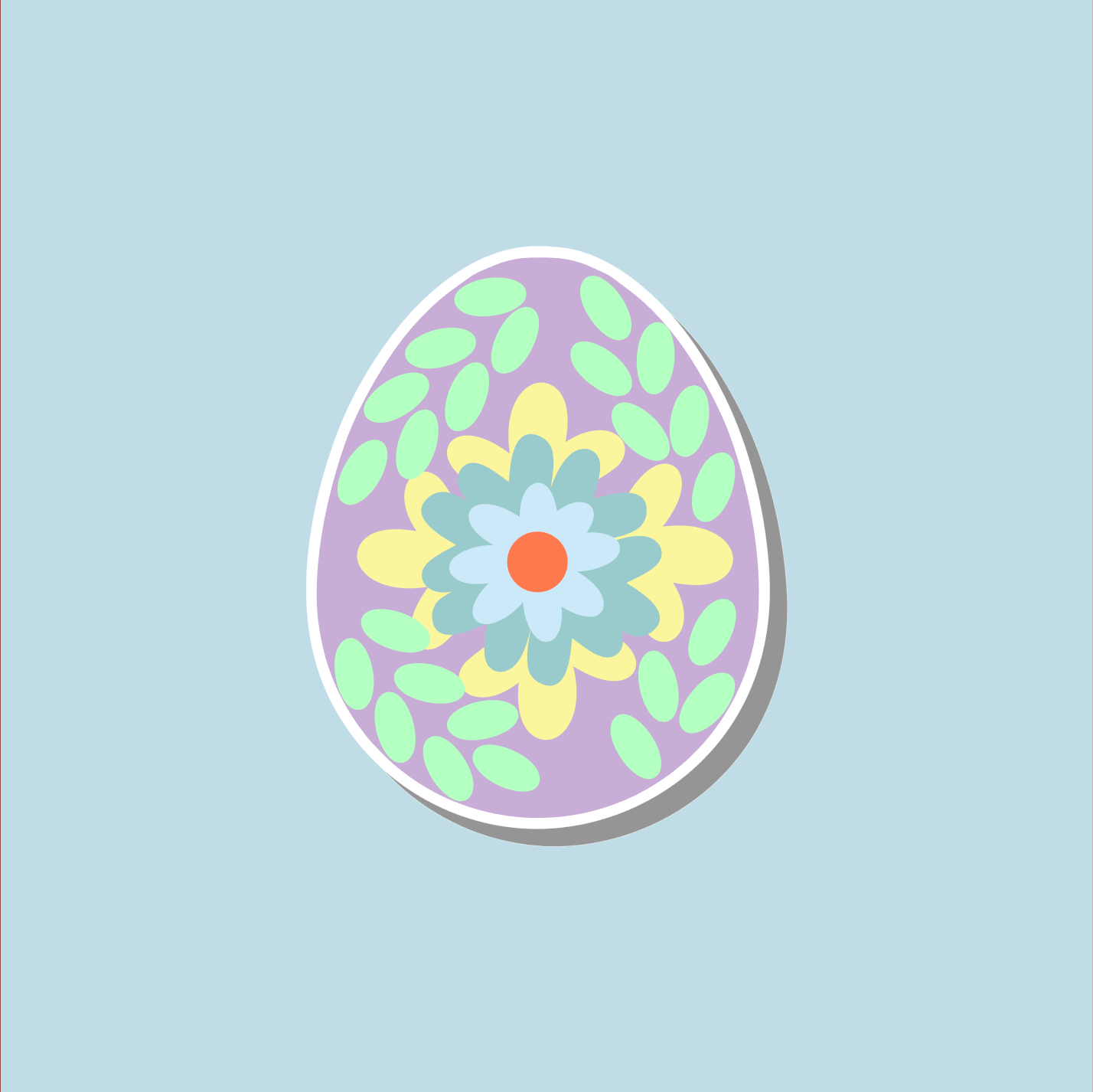 Easter Egg Sticker Sheet