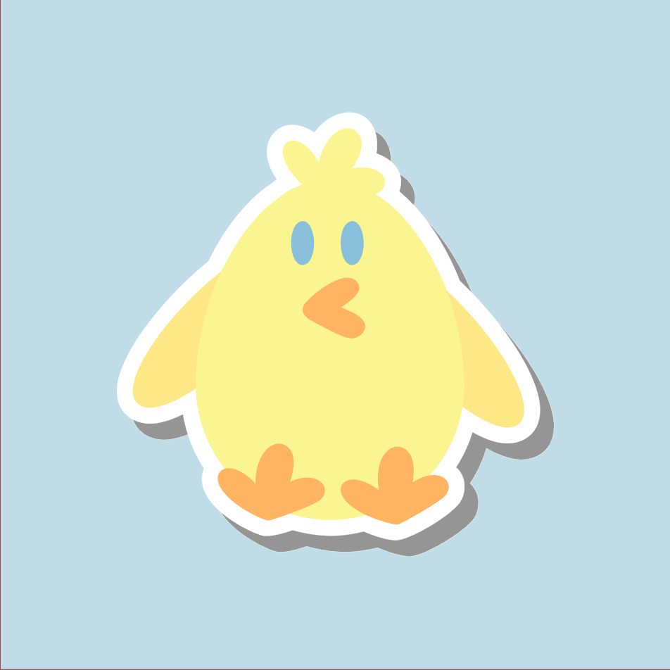 Chick miniMAKE Stickers