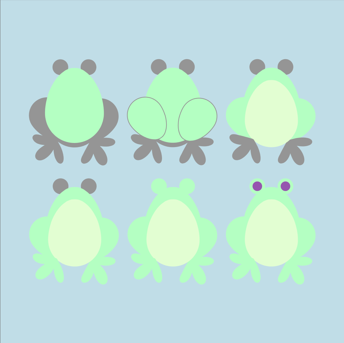 Frog miniMAKE Stickers