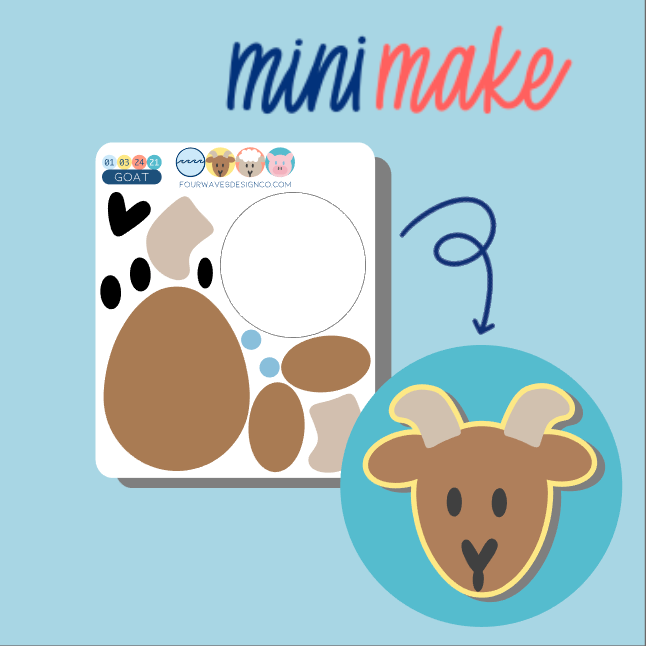 Farm miniMAKE Sticker Set