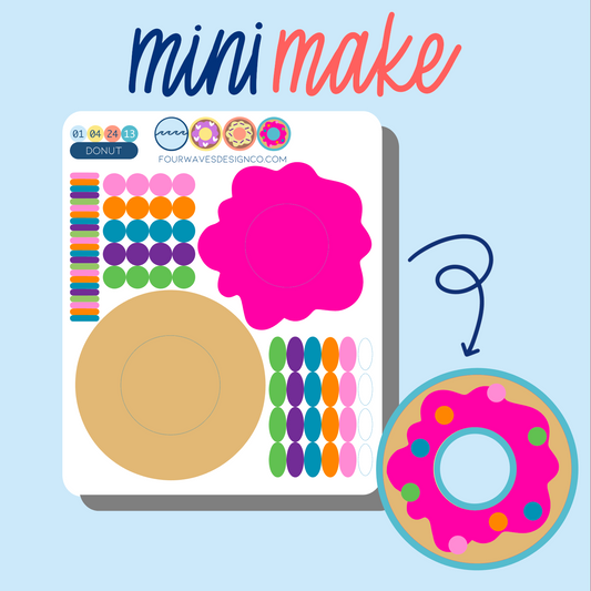 Donut miniMAKE Stickers