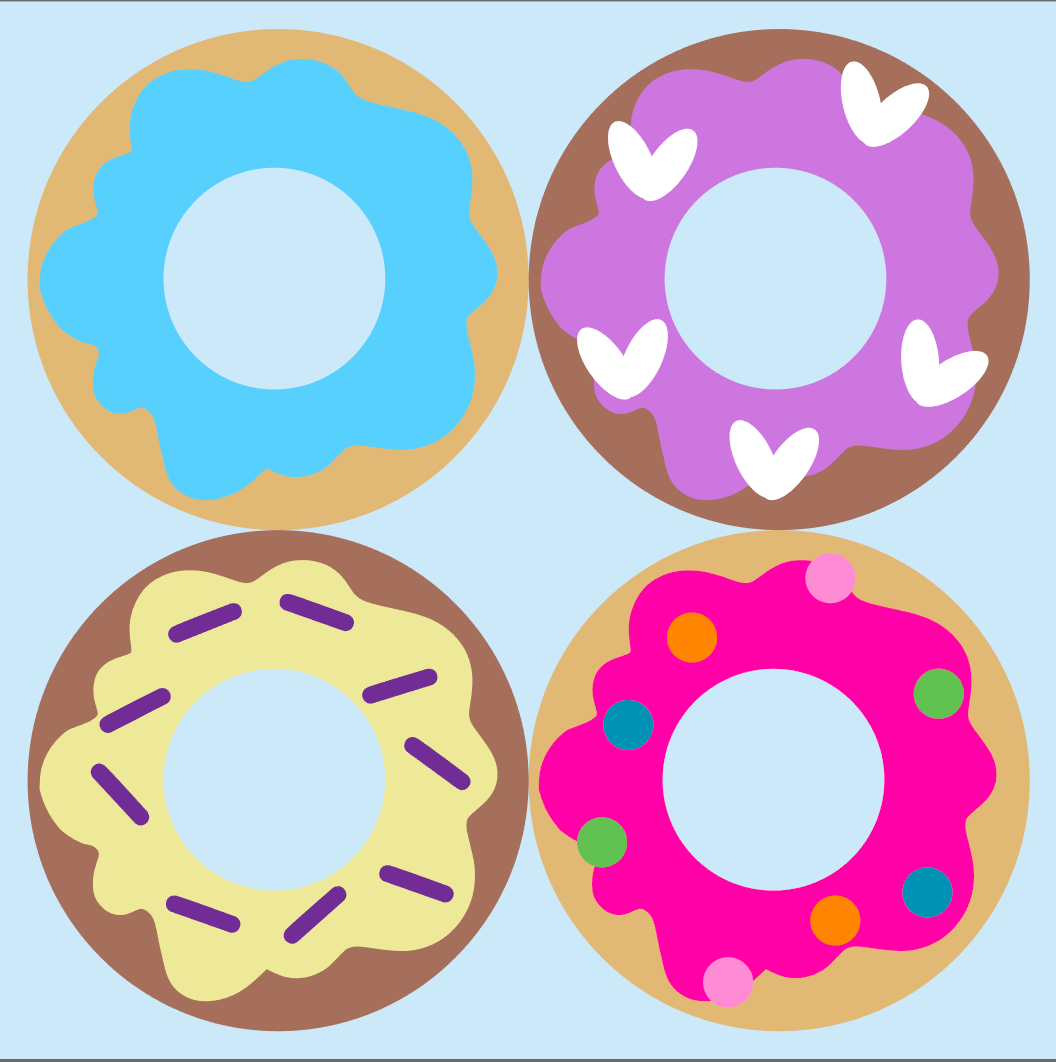 Donut miniMAKE Stickers