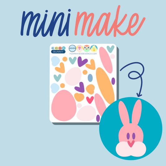 Bunny miniMAKE Stickers