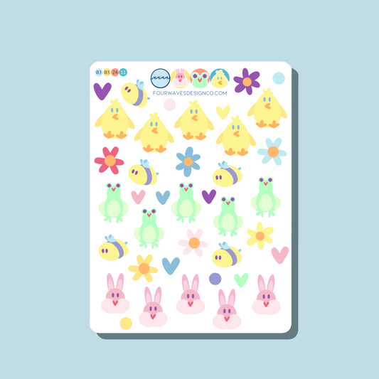 Springtime Sticker Sheet