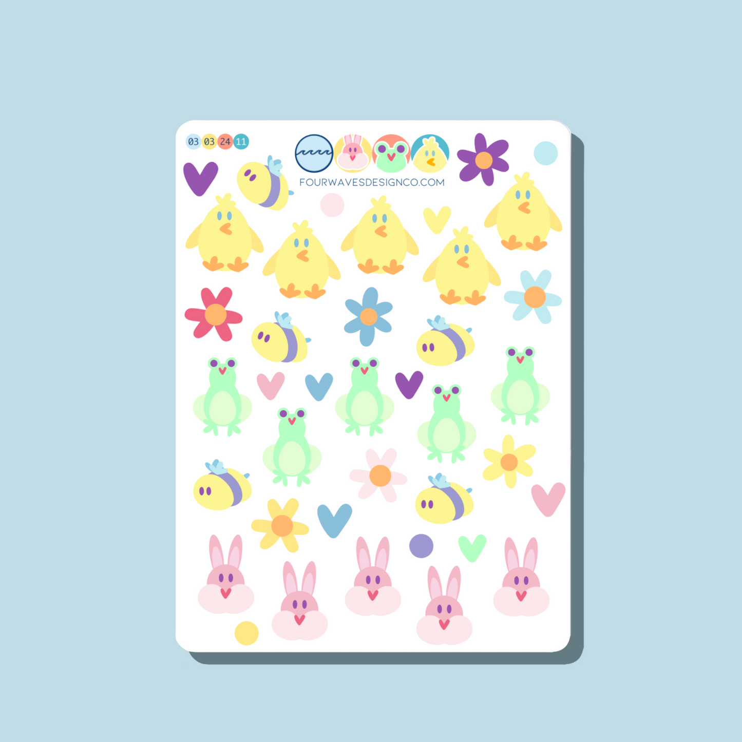 Spring Celebration Sticker Set