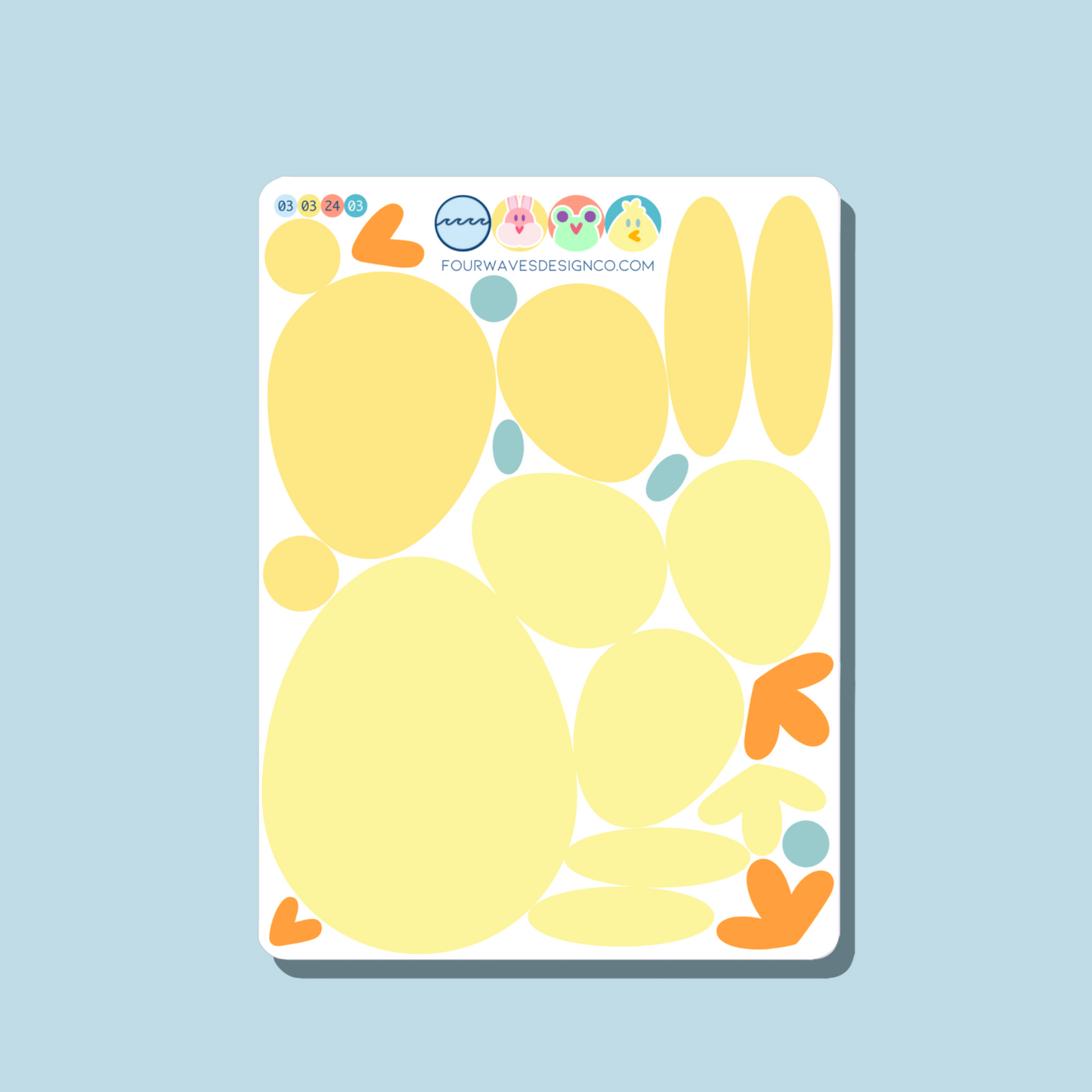 Spring MAKE Stickers | Base