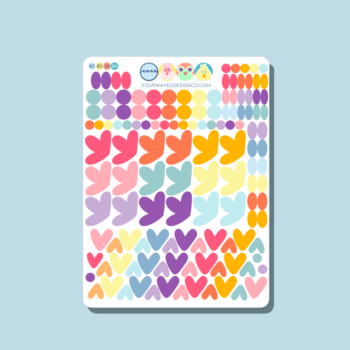 Spring MAKE Stickers | Set