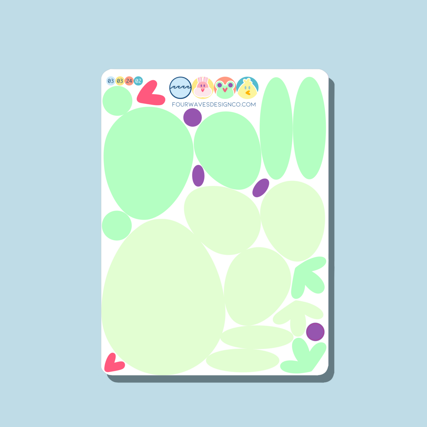 Spring MAKE Stickers | Base