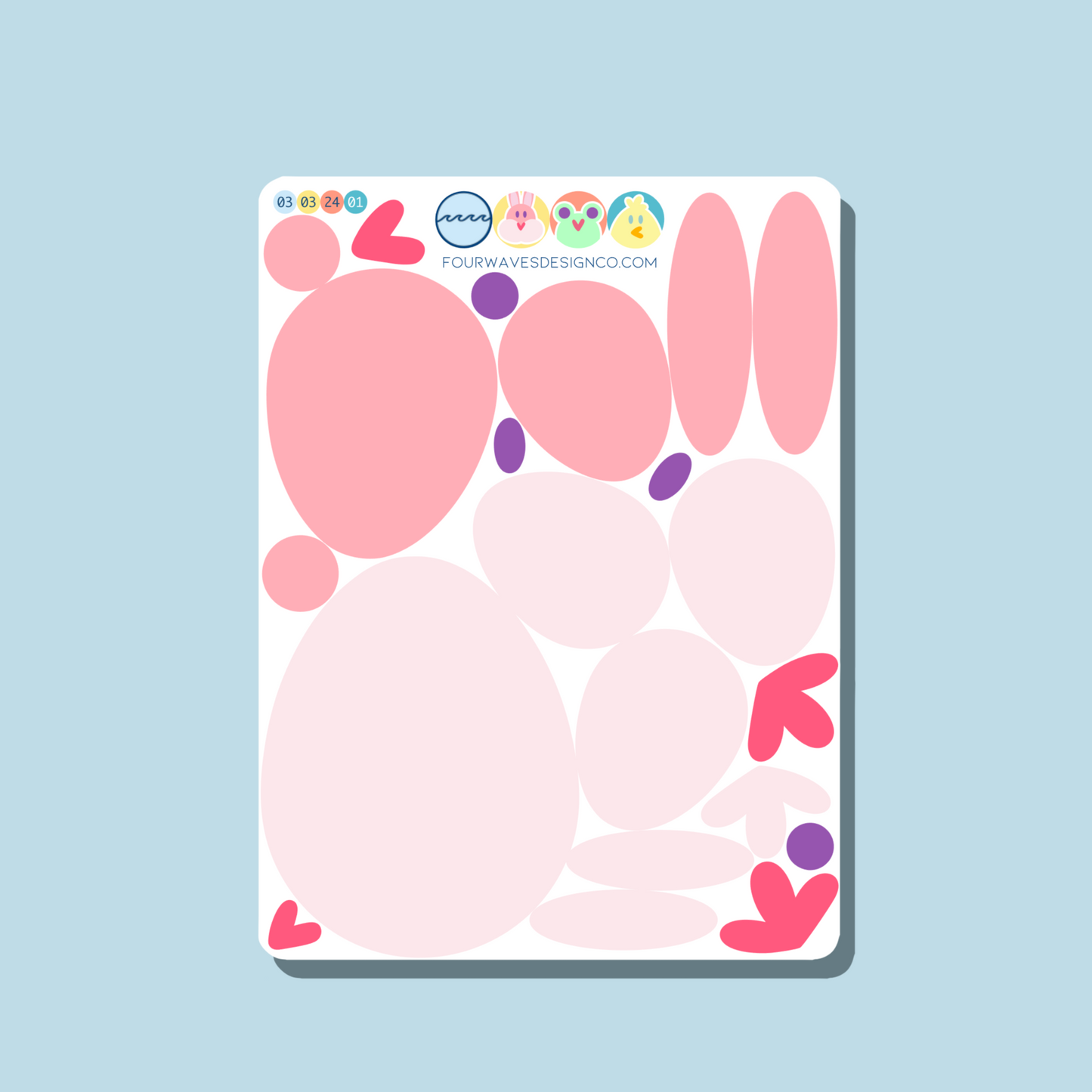 Spring MAKE Stickers | Base