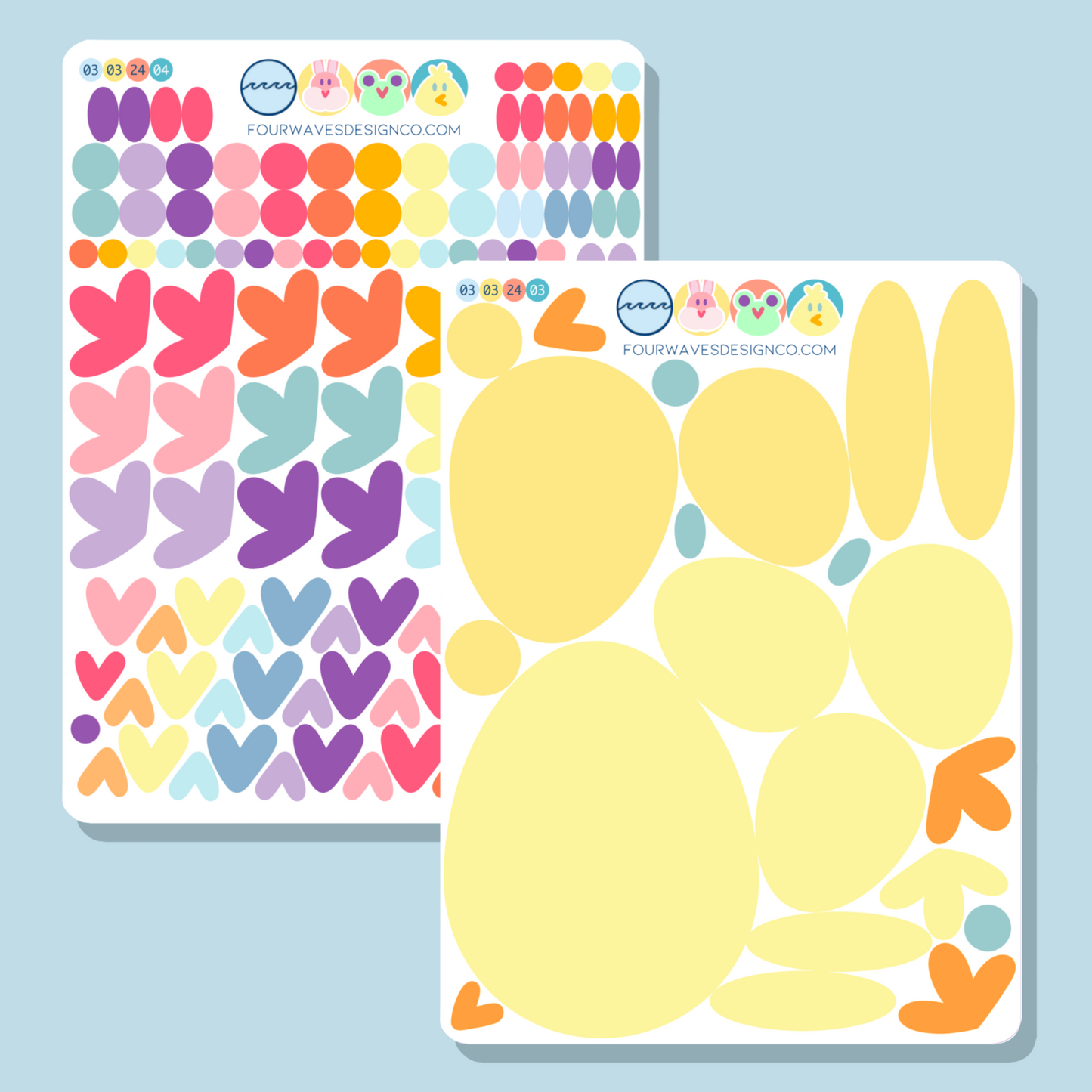 Spring MAKE Stickers | Set