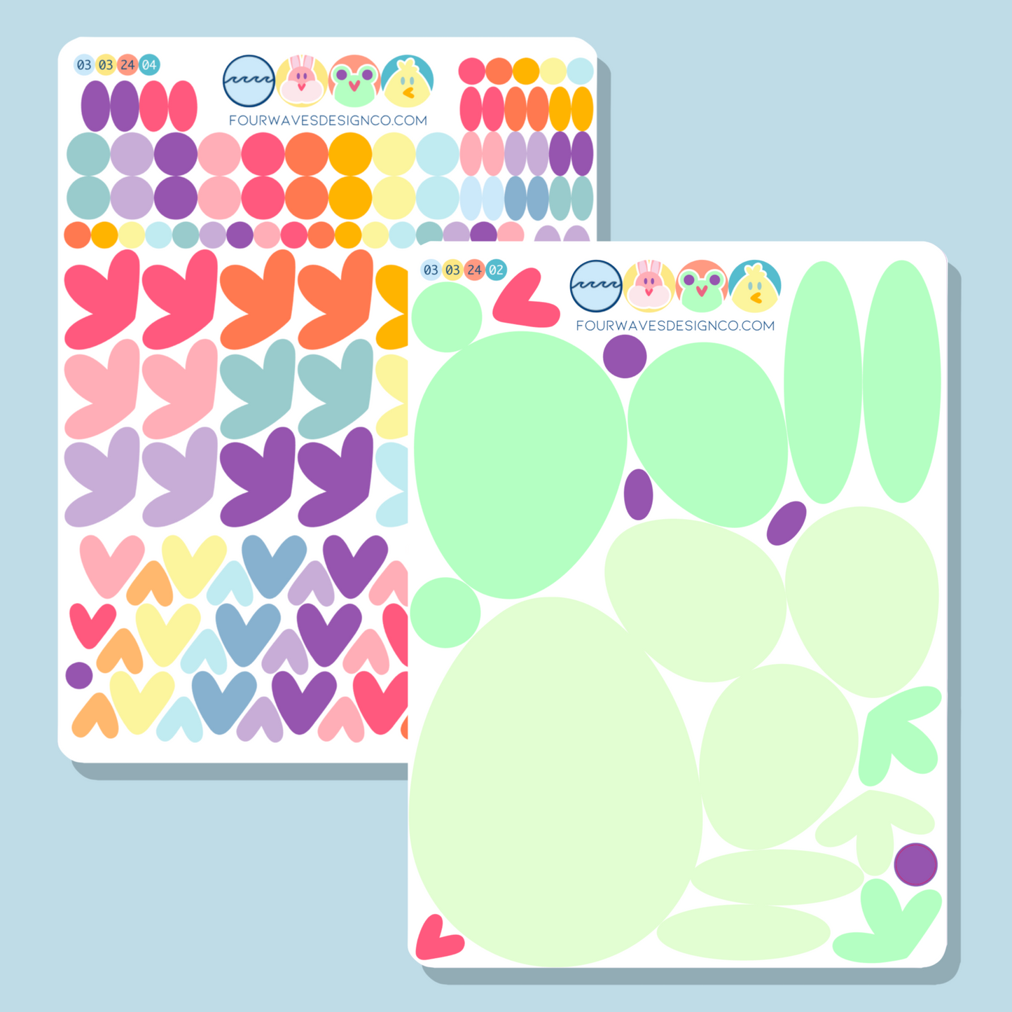 Spring MAKE Stickers | Set