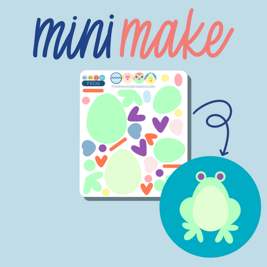 Frog miniMAKE Stickers