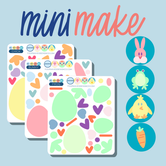 Spring miniMAKE Sticker Set