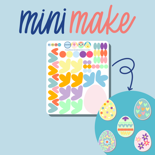 Easter Egg miniMAKE Stickers