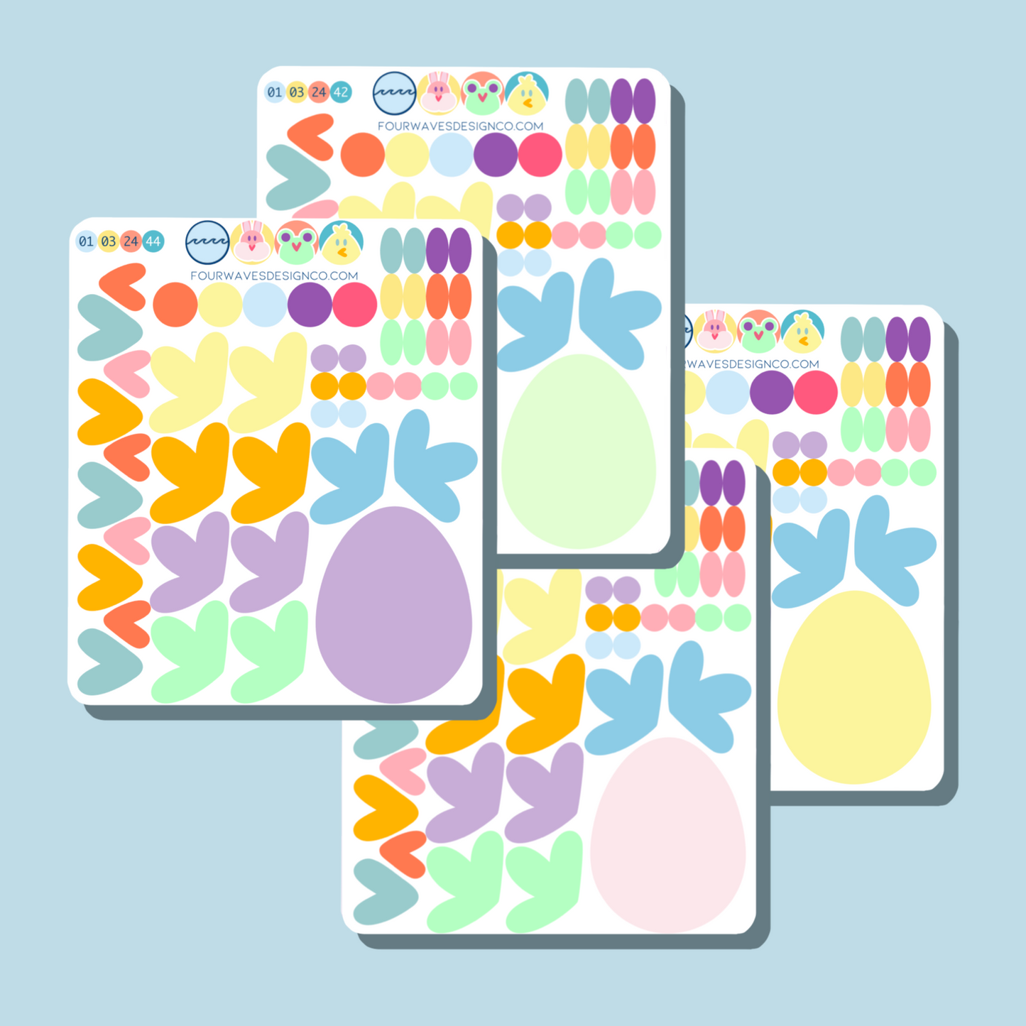 Easter Egg miniMAKE Stickers