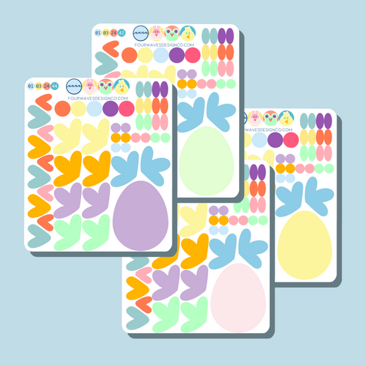 Easter Egg miniMAKE Sticker Set