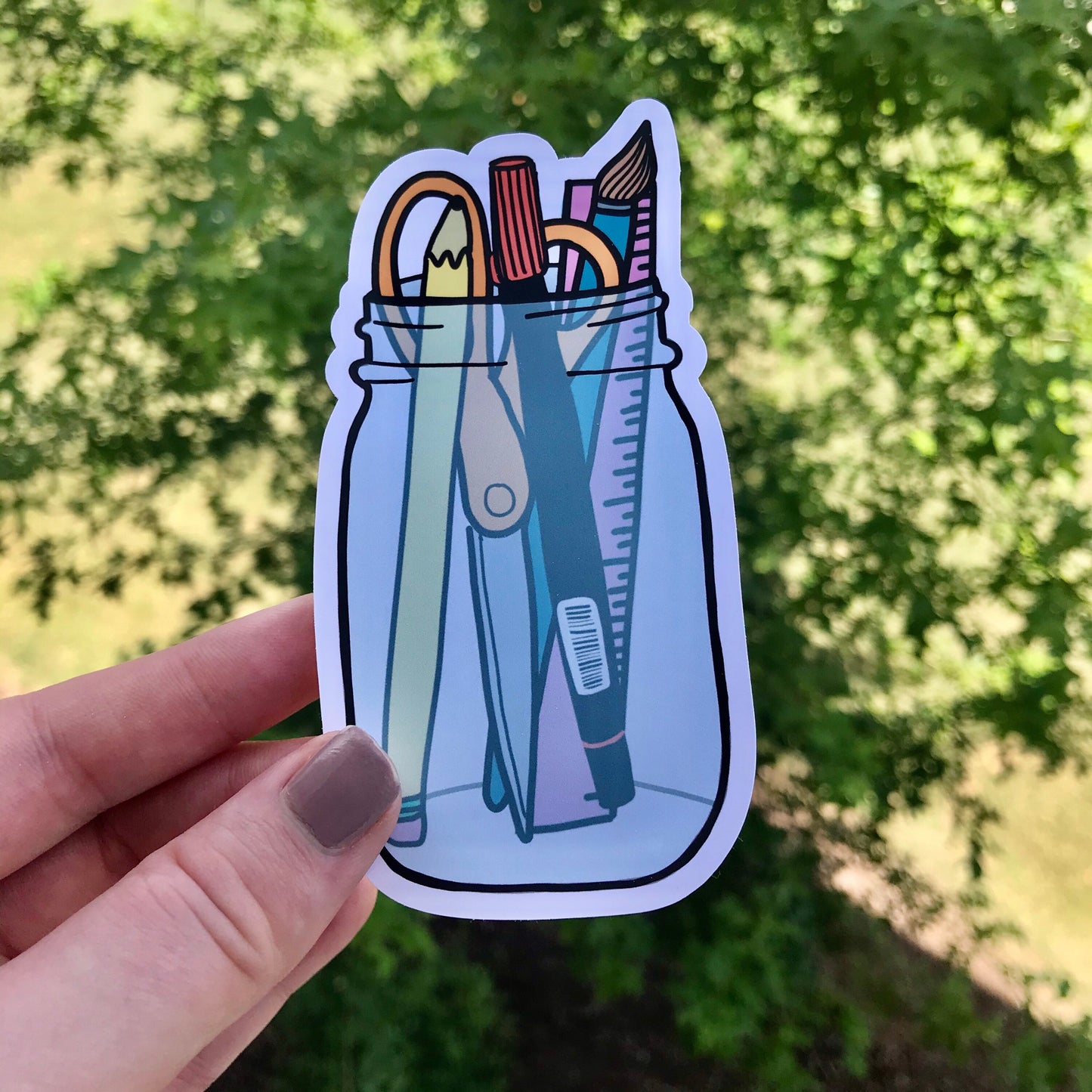 Artist’s Jar Sticker