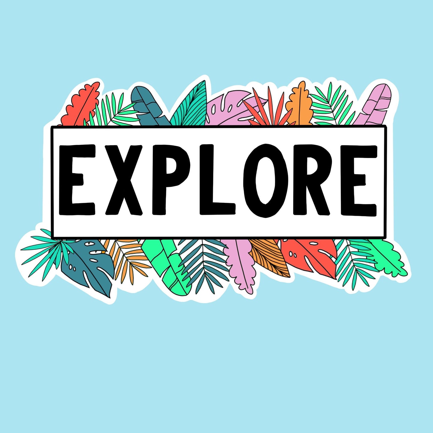 Explore Sticker