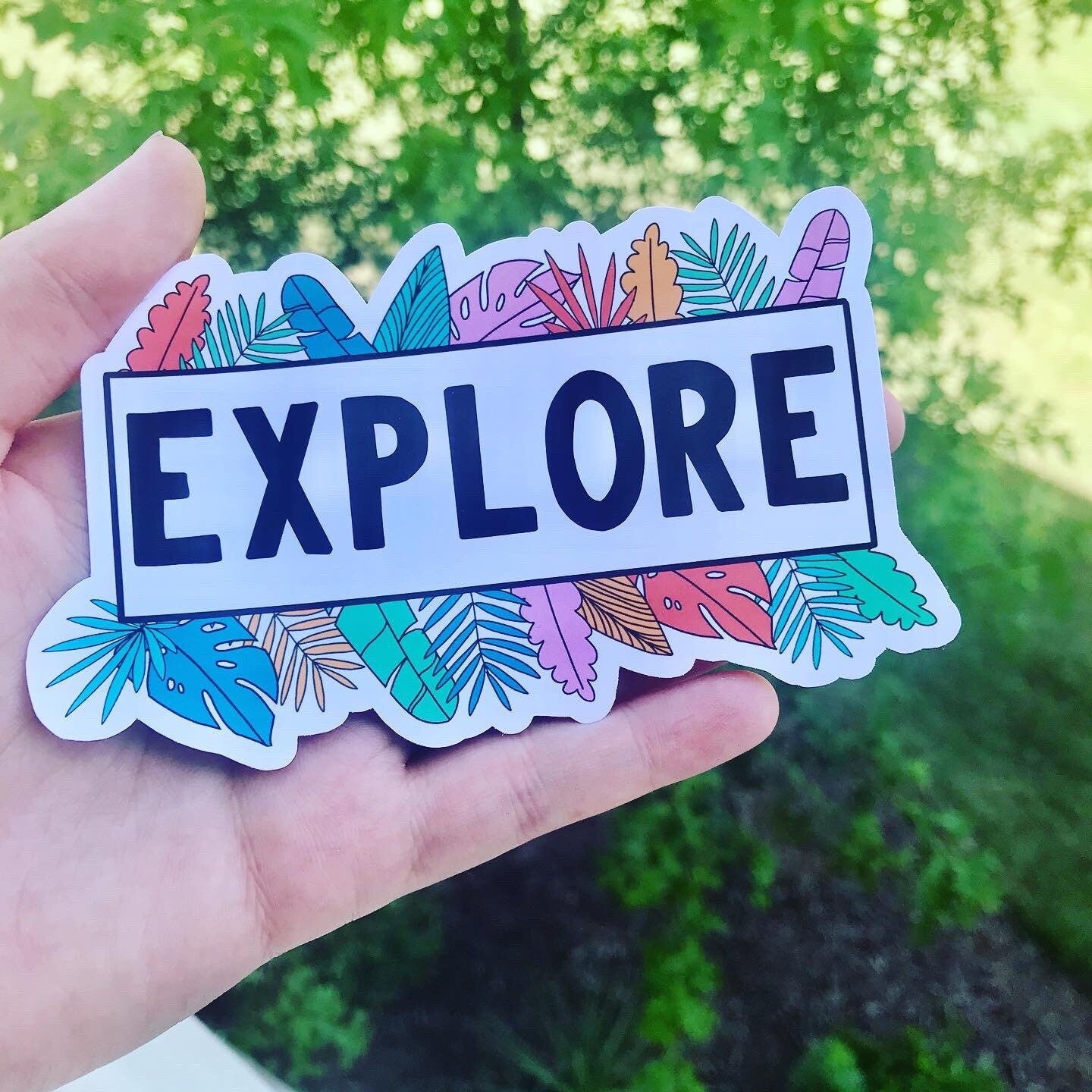 Explore Sticker