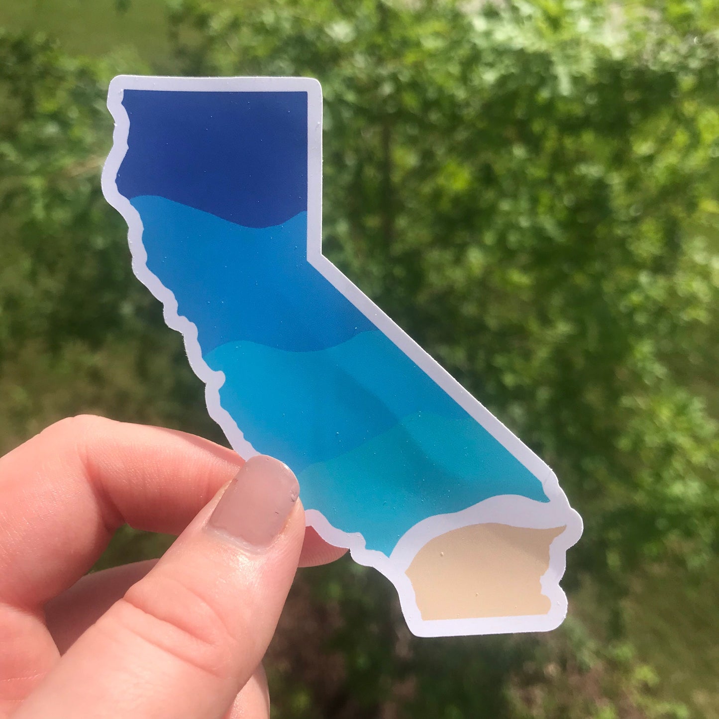 California Waves Sticker