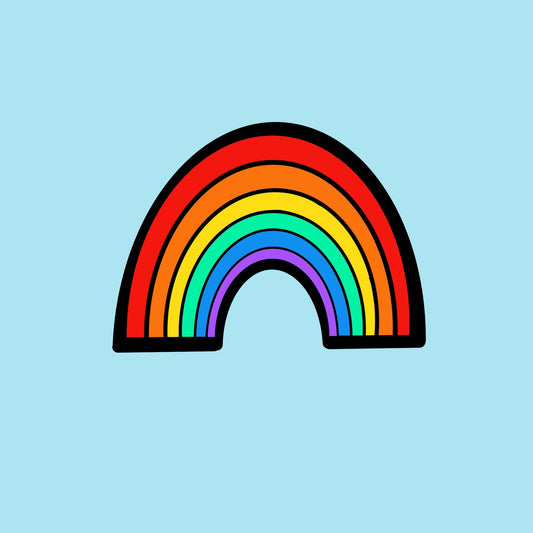 Classic Rainbow Sticker