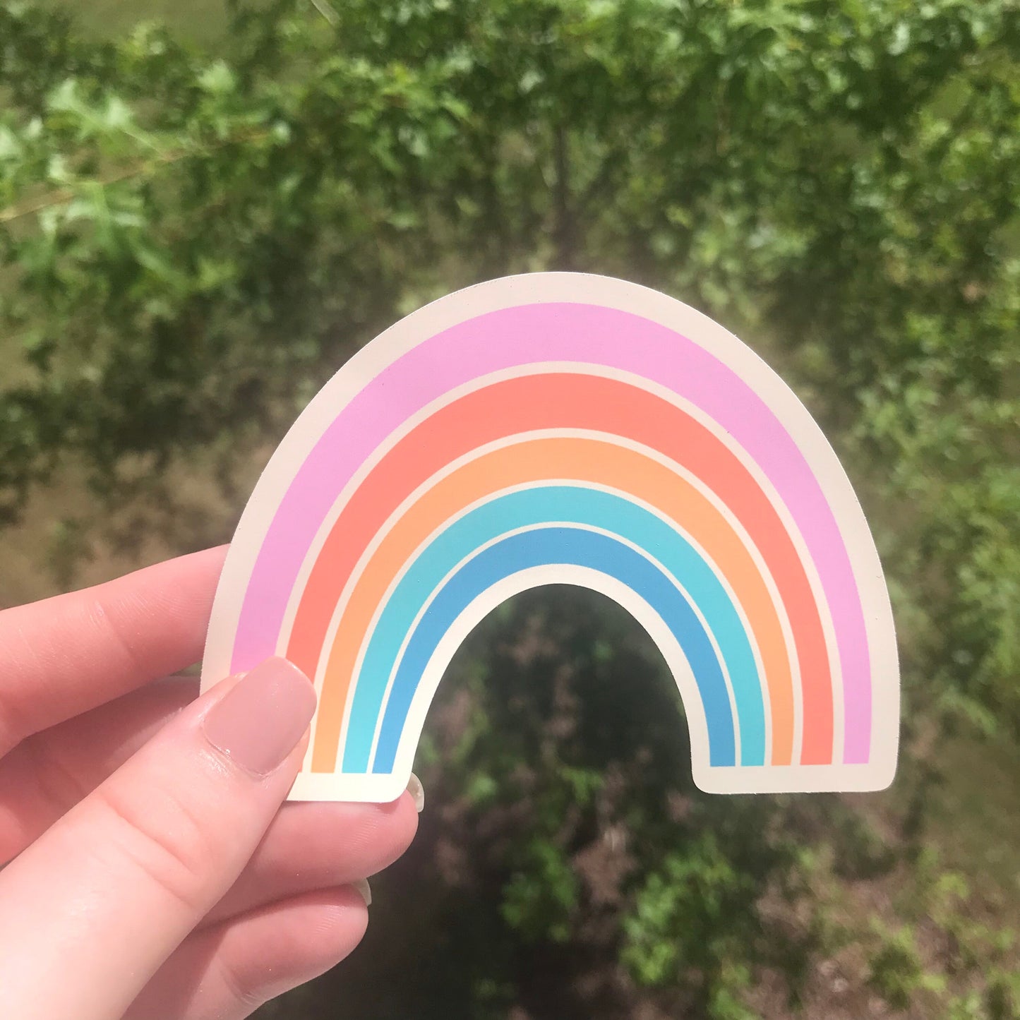 Tropical Rainbow Sticker