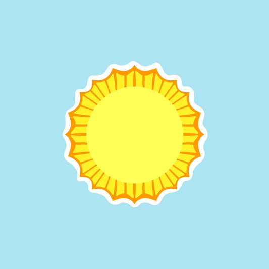 Sun Sticker