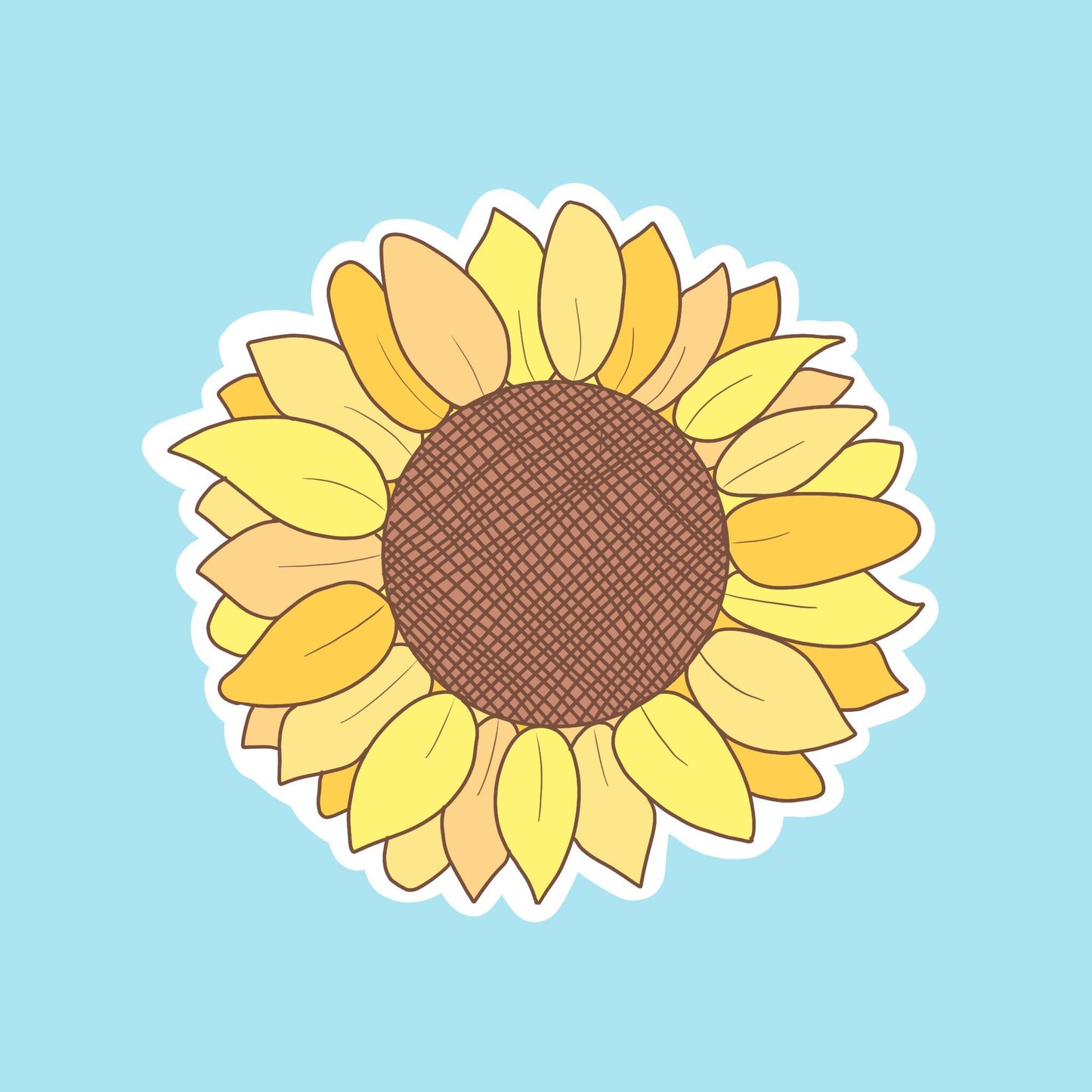 Sunflower Sticker