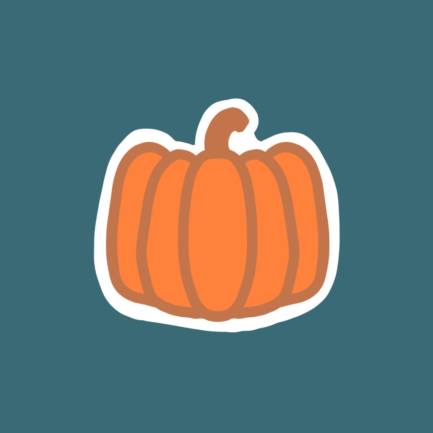 Fall Pumpkin Sticker