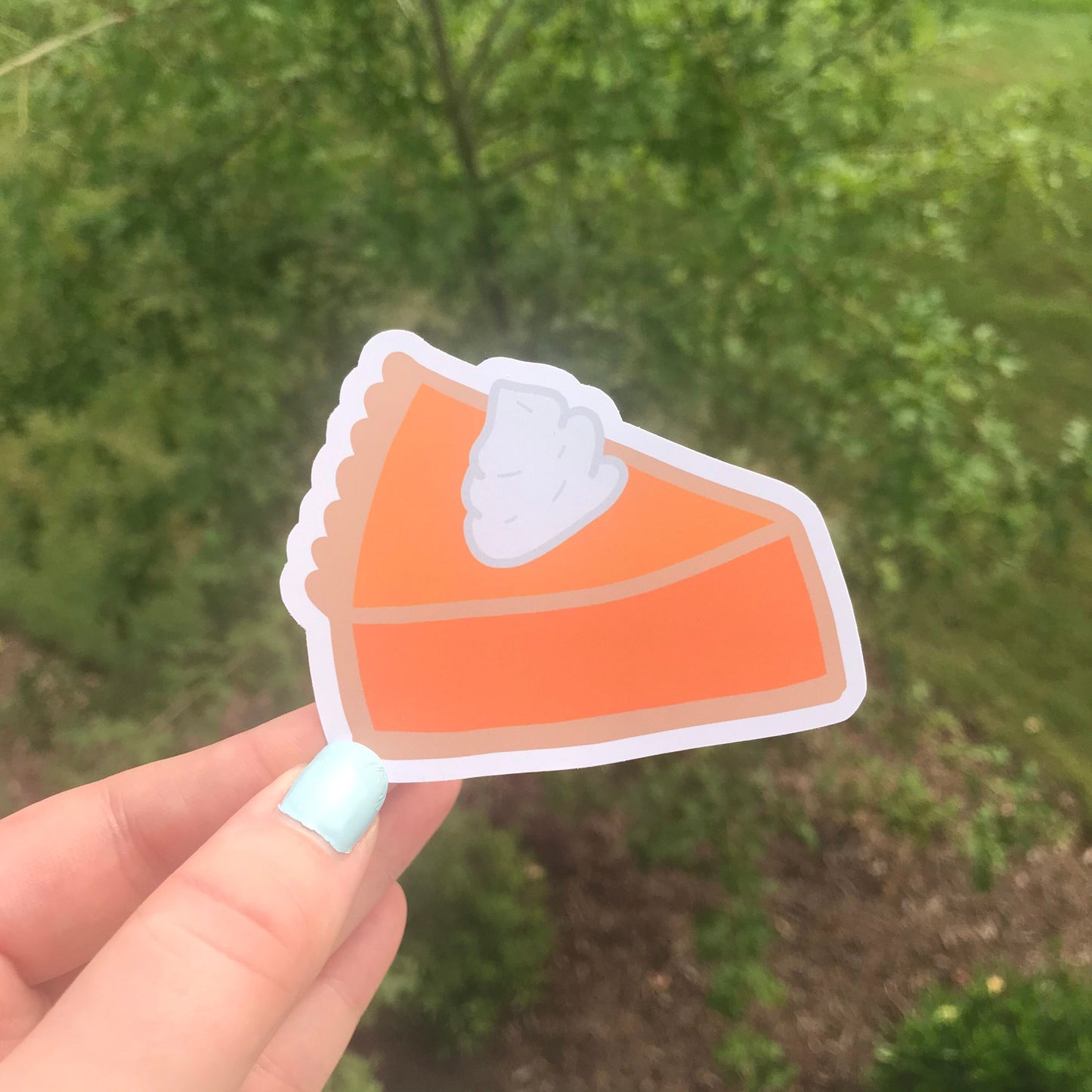 Fall Pumpkin Pie or Sweet Potato Pie Sticker