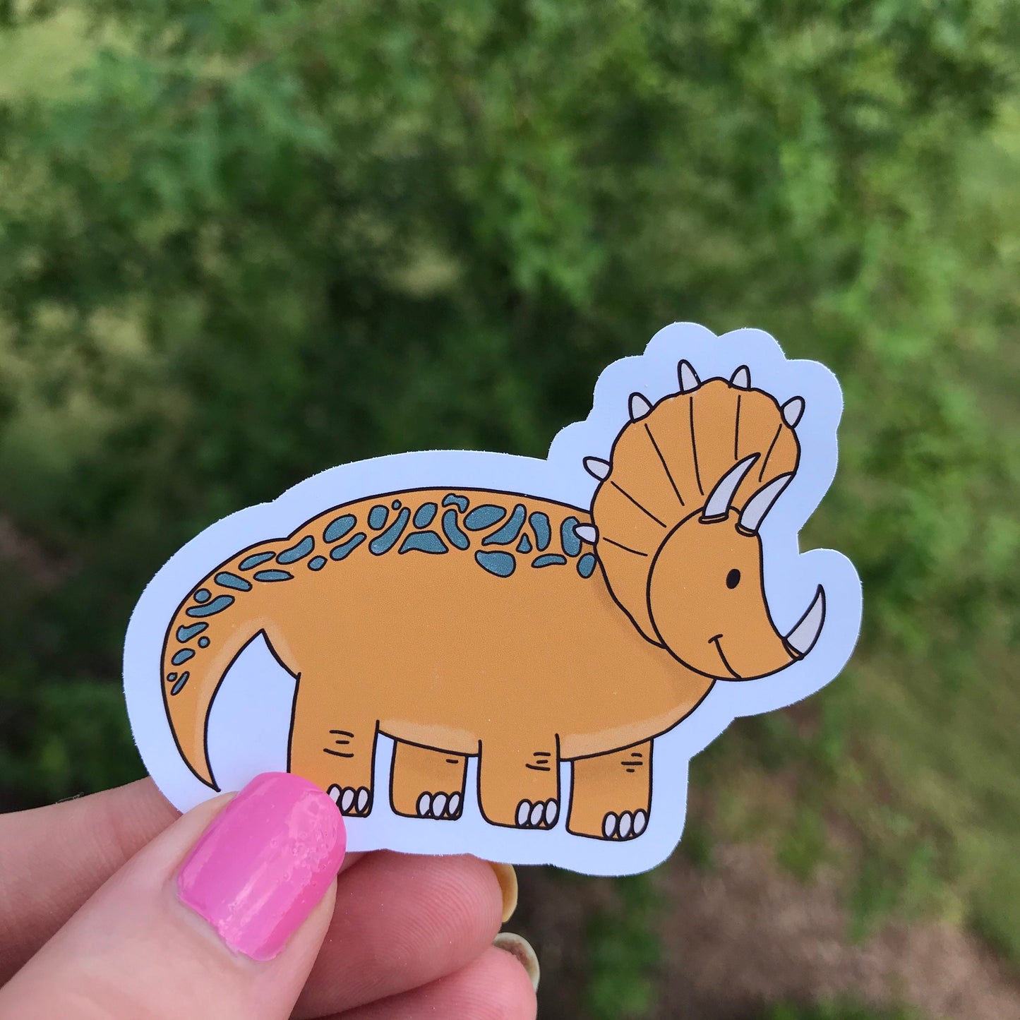 Triceratops Dinosaur Sticker