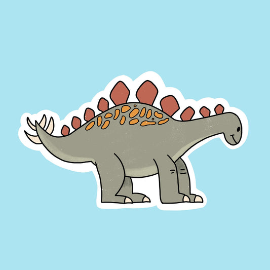 Stegosaurus Dinosaur Sticker