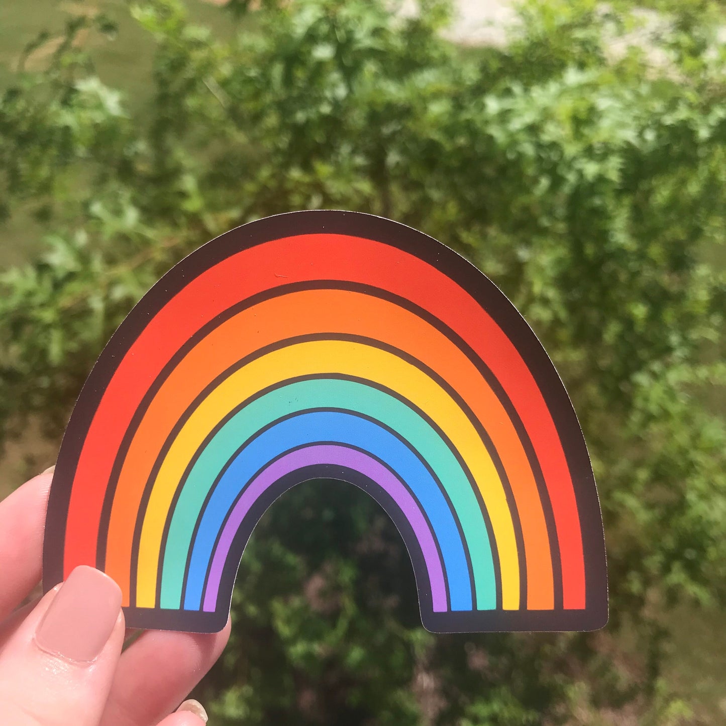 Classic Rainbow Sticker