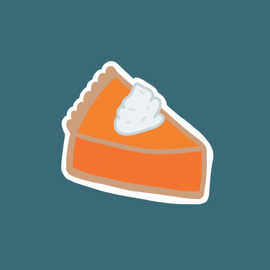 Fall Pumpkin Pie or Sweet Potato Pie Sticker